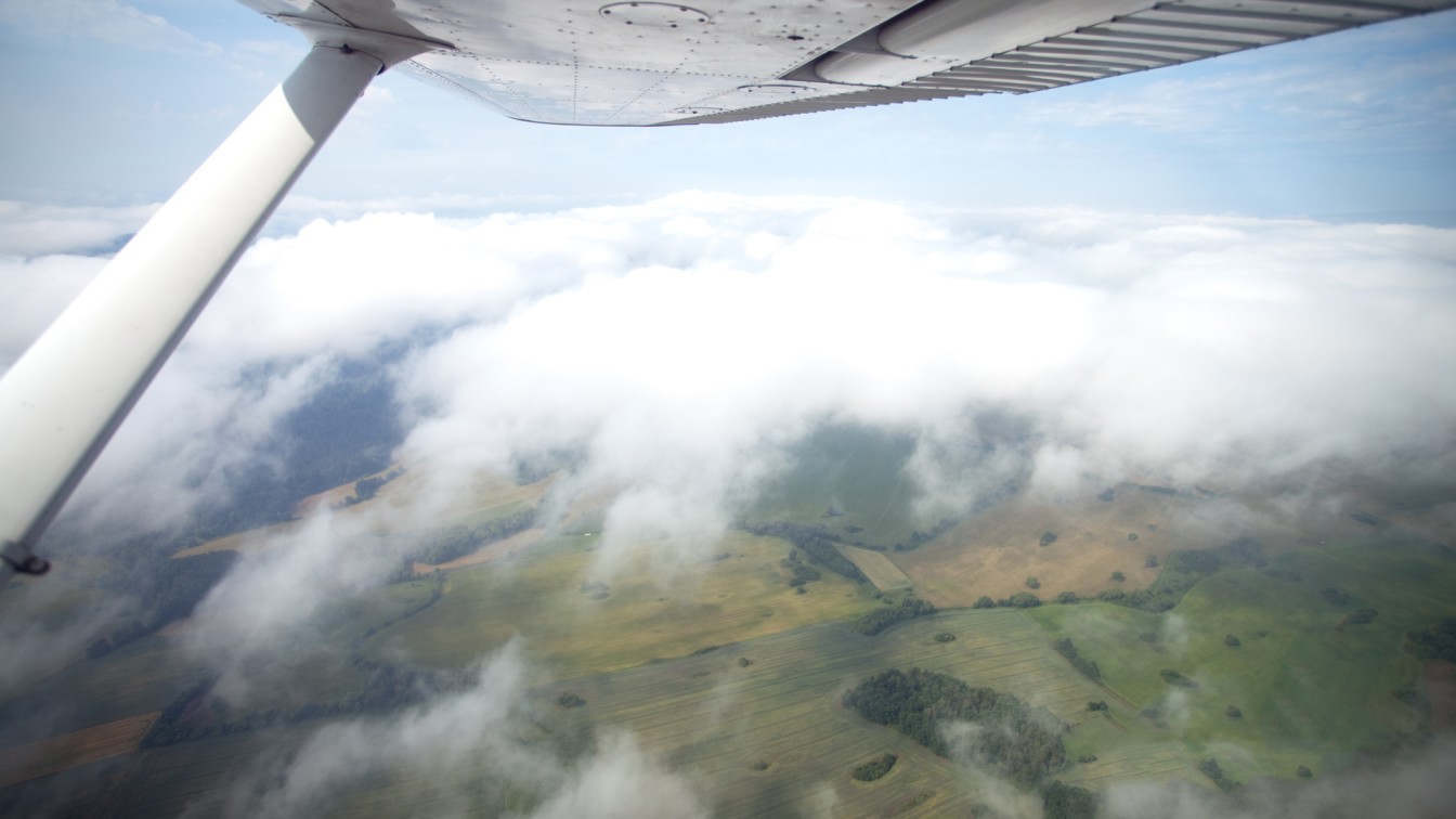 Aircraft Window View