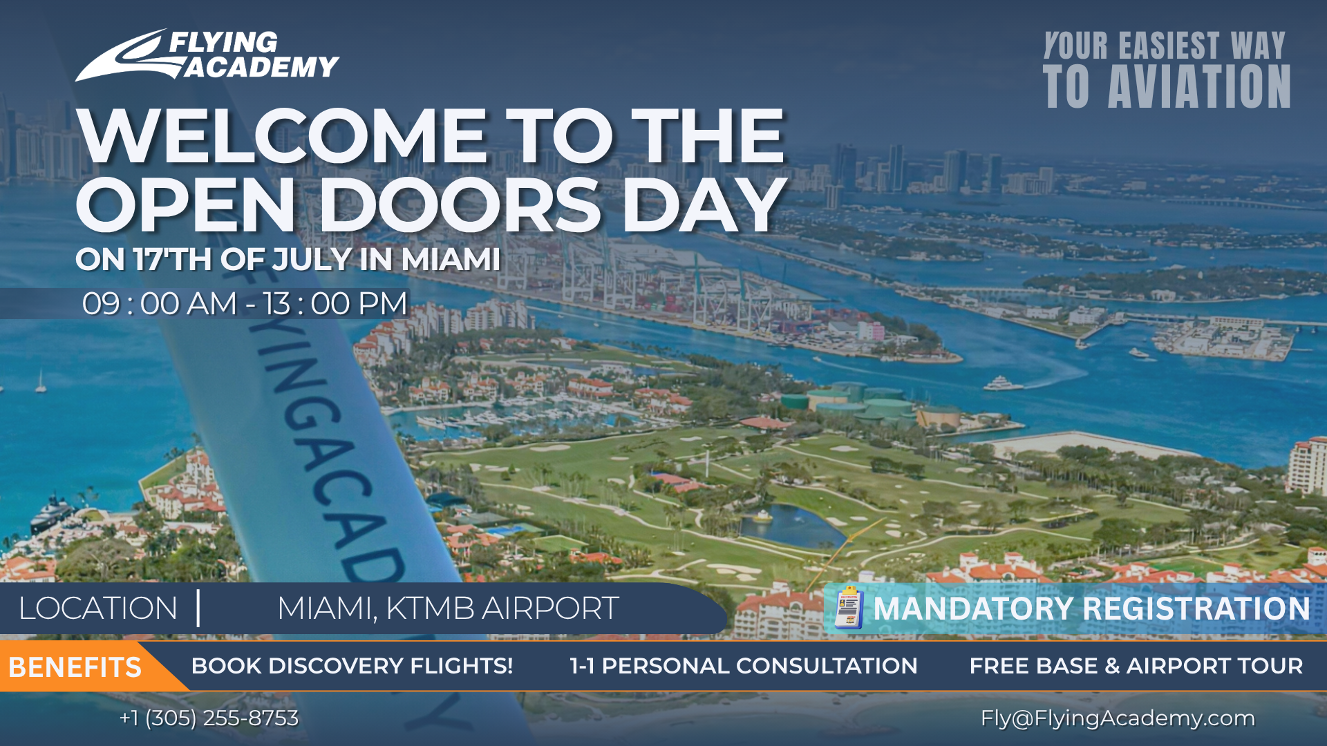 Flying Academy Miami open doors day