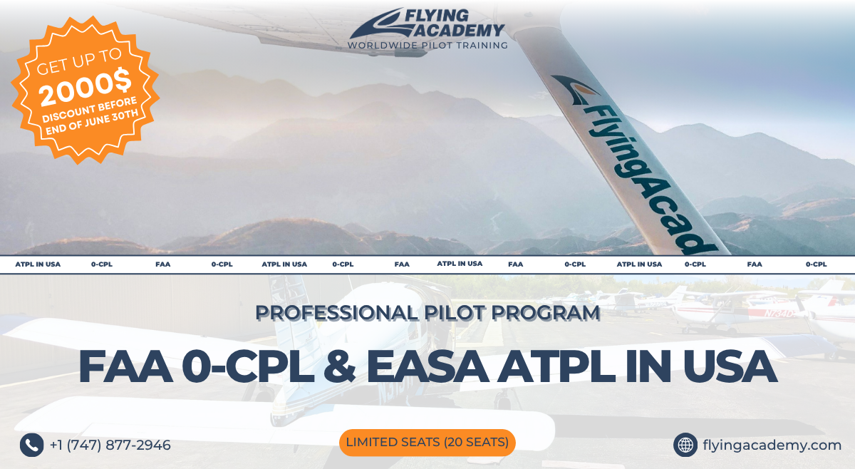 Flying Academy professional pilot program promotion